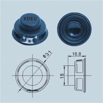 Alto-falante lâmpada 31 mm multimídia