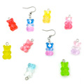 Resin Glitter Bear Charms Accessoires de bijoux en vrac