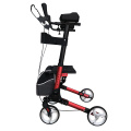 Aluminium Rollator vertical Walkers avec des accoudoirs