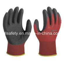 Нейлон трикотажные перчатки работы с Сэнди нитриловые погружения (N1590)