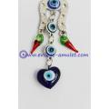 Blue Evil Eye with Horse Shoe Protection amulet car hanging decoration ornament