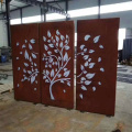 Arte de pared de jardín Corten Steel Panel