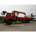 Dongfeng 12 Wheeler 10T Hydraulic Crane Trucks