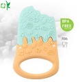 Best Quality Ice cream Shaped Silicone Food Teether