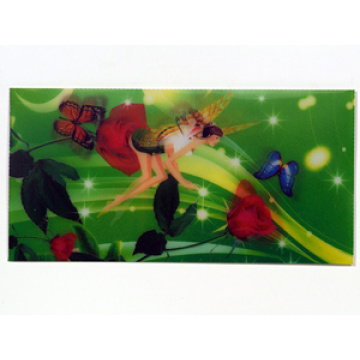 Efeito lenticular 3D carteira pequena para promoção