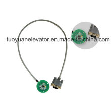 Magnetic Induction Incremental Encoder for Elevator Door Motor