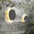 8W IP65 Outdoor Round LED Wall Light