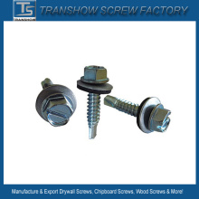 Slotted Hex Head Self-Drilling Tapping Screw with Collar