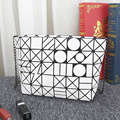 Оптовые сумки моды модные сумки скрещивания геометрические мини-сумки с цепочками PU дамы мешка