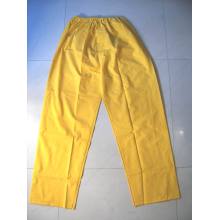 Yj-6001 Waterproof PVC Rain Suit Yellow Raincoats Rain Jackets for Men Women