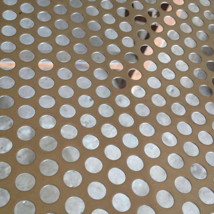 Stainless steel perforated plate