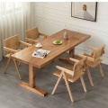 Solid Wood Dining Table And Chair Set