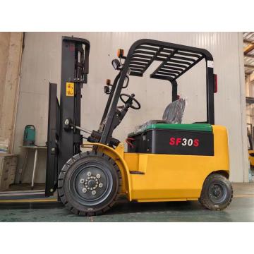 3 ton electric forklift with large battery