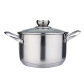 2-layer steamer casserole with 5 step induction bottom