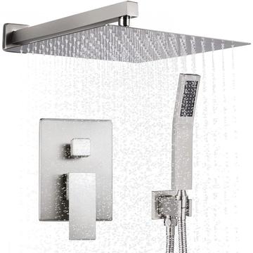 High Pressure Rain Shower Faucet Combo Set