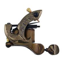 Damascus Tattoo Machine Gun Damascus Steel Bottom