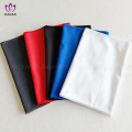 Serviettes en daim en microfibre de couleur unie