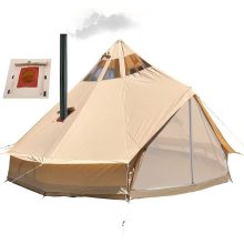 5m Leinwand Yurt Glockenzelt für 6-8 Personen