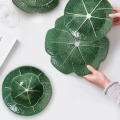 Green cabbage plate petal ceramic tableware