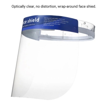 custom transparent safety face mask with shield