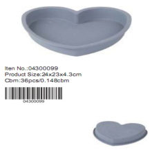 Molde de pastel de forma de corazón de silicona