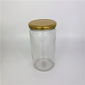 700ml clear food glass storage pickle honey jar