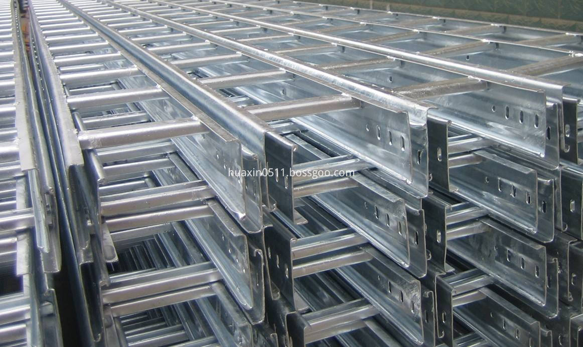 galvanized ladder support