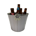 hot sale beer gift galvanized ice bucket with bottle opener