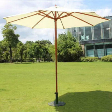 Outdoor Wooden Frame Beach Umbrella Garden Umbrella