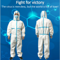 Hospital Workwear Clothing Coverall Protection Suit Apparel