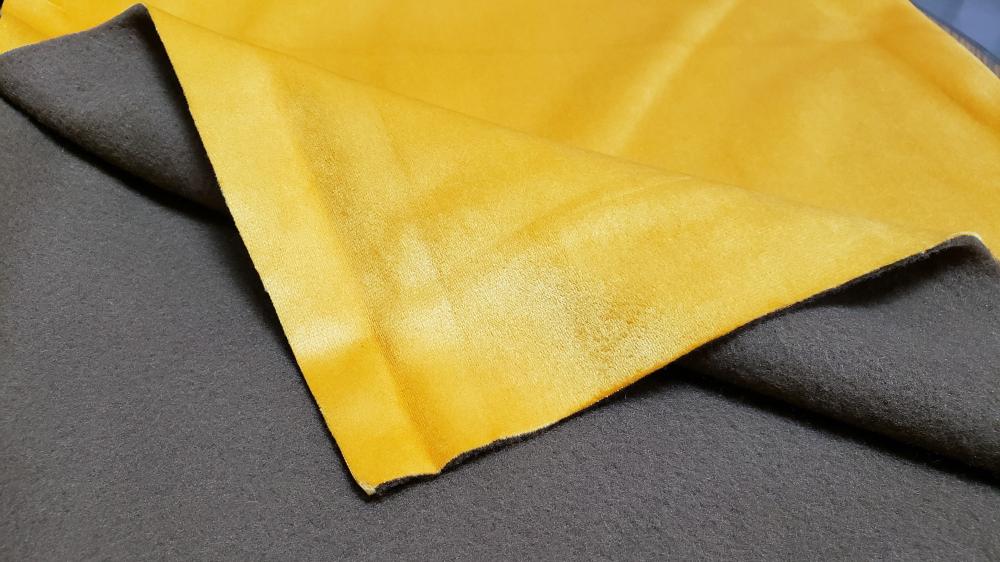 Holland Solid Color Velvet Yellow Back Holland Solid Color Velvet Yellow Back