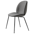 Modern replica gubi beetle chair by velvet fabric