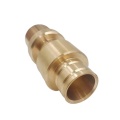 Custom CNC Parts Brass Pipe Connectors