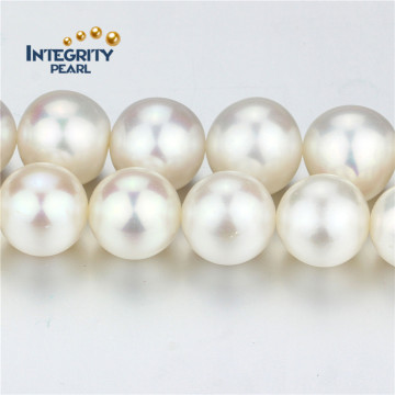 Perle d&#39;eau douce naturelle AAA Near Roundnear 12mm Large Pearl Strand