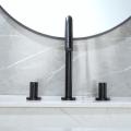 Deck Mount Black Bathroom Faucet Mixers