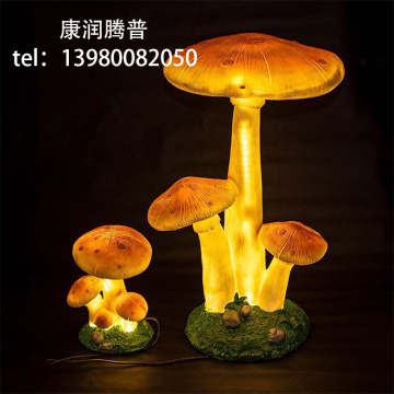 Outdoor Resin Mushroom Lights