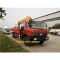 Dongfeng 12 Wheeler 10T Hydraulic Crane Trucks