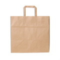 custom logo printing kraft paper bag with handles