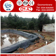 Gebäude-Abdichtungsmaterialien HDPE Geomembran / HDPE Teich Geomembrane Liner / HDPE Geomembran, Teich Liner