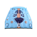 Carro de corrida flutuante colchões de ar inflável brinquedo