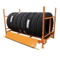 Customized vehicle tyres display rack