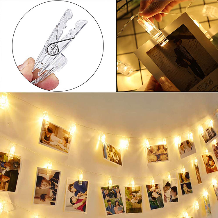 photo clip fairy lights