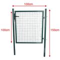 150 Cm X100 Cm Garman Standard Durable Heavy Duty Steel Backyard Porte verte Porte verte