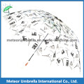 Nouveaux articles Safe Transparent Clear PVC Printing Bubble Children Umbrella