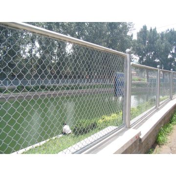 Alibaba Appress PVC Coated Metal Wire Chain Link Fence for Sale