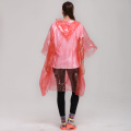 Poncho descartável material da chuva da bicicleta do material unisex do projeto