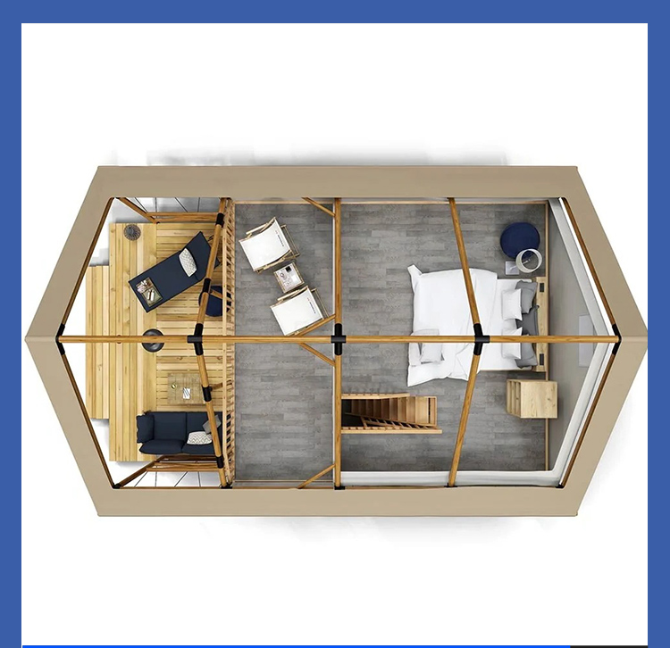 Wooden Safari Tent House Wooden Safari Tent House