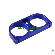 60m Universal Double Fuel Pump Bracket Clamp Mount Wit Aluminum