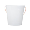 Tall White Metal Buckets Snack Bucket