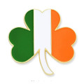 Ireland Flag Shamrock Enamel Lapel Pin